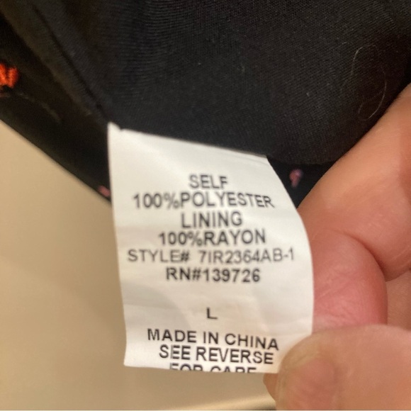 HONEY BELLE  Sz L Embroidered Floral Sandalwood Wide Leg Lined Top Jumpsuit NEW - Picture 15 of 16